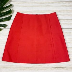 Kate spade coral A line geranium skirt